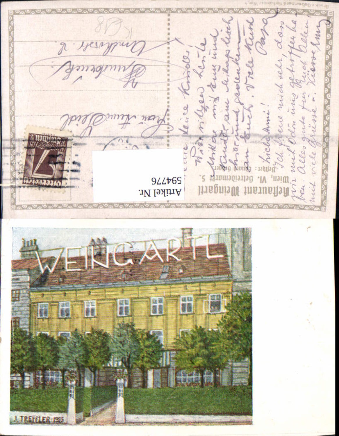 Alte Ansichtskarte – Old Postcard