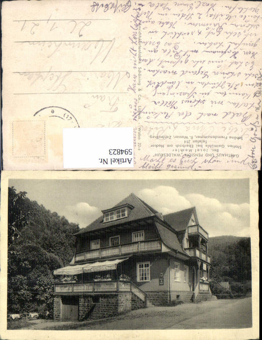 594823, Gasthaus Pension Waldesruh Gaimühle Eberbach a. Neckar
