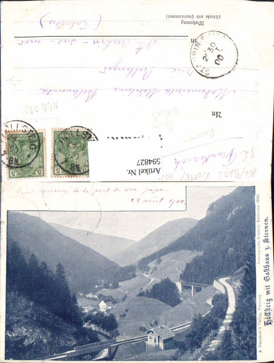594827, Breitnau Höllsteig with Gasthaus z. Sternen