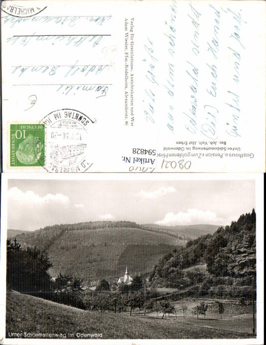 594828,Wald-Michelbach Unter-Schönmattenwag Odenwald