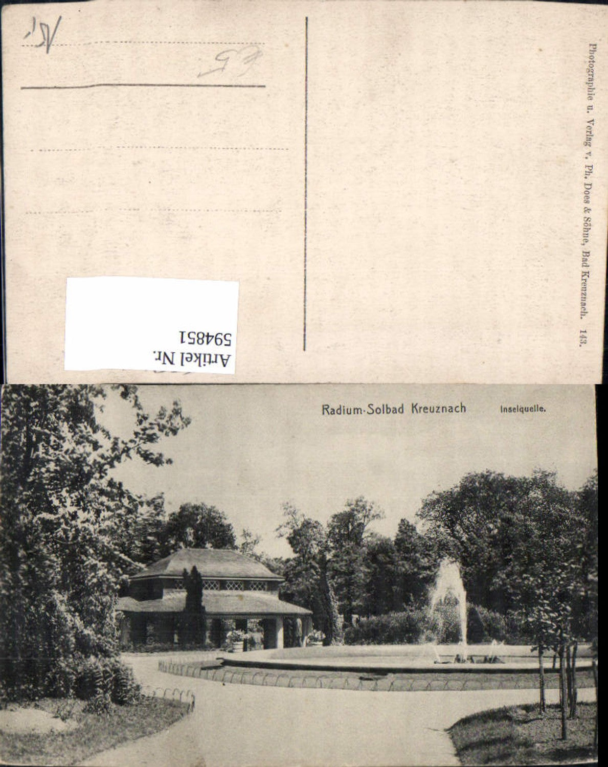 594851,Bad Kreuznach Inselquelle Brunnen