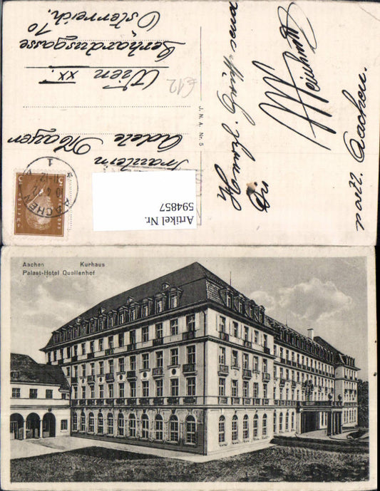 594857,Aachen Kurhaus Palast-Hotel Quellenhof