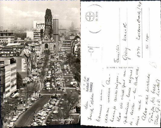 594902,Foto Ak Berlin Kurfürstendamm