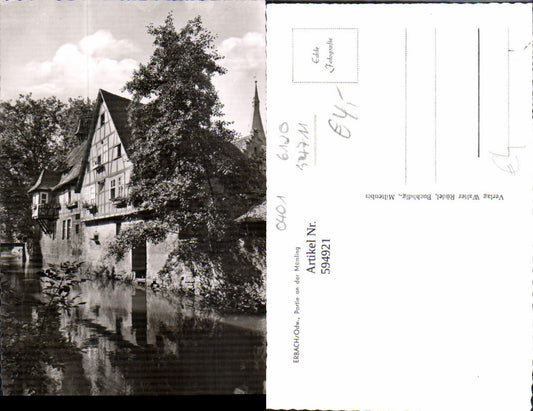 594921,Foto Ak Erbach Odenwald Partie a. d. Mümling