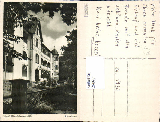594925, Bad Windsheim Kurhaus