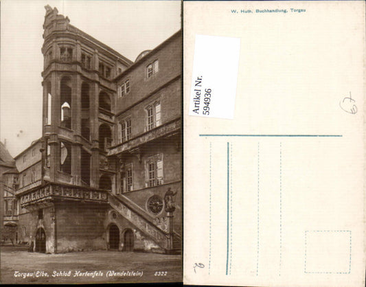 594936,Torgau Elbe Schloss Hartenfels Wendelstein Stiege