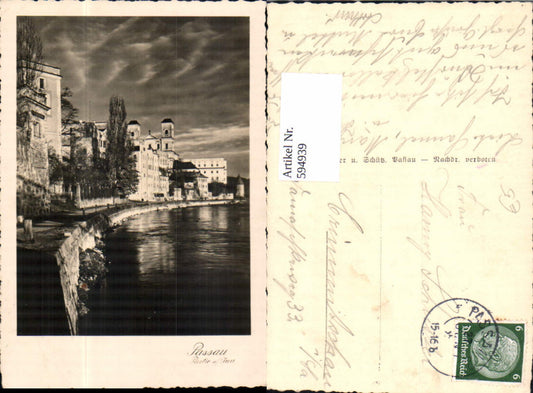 594939, Passau, part of the Inn River
