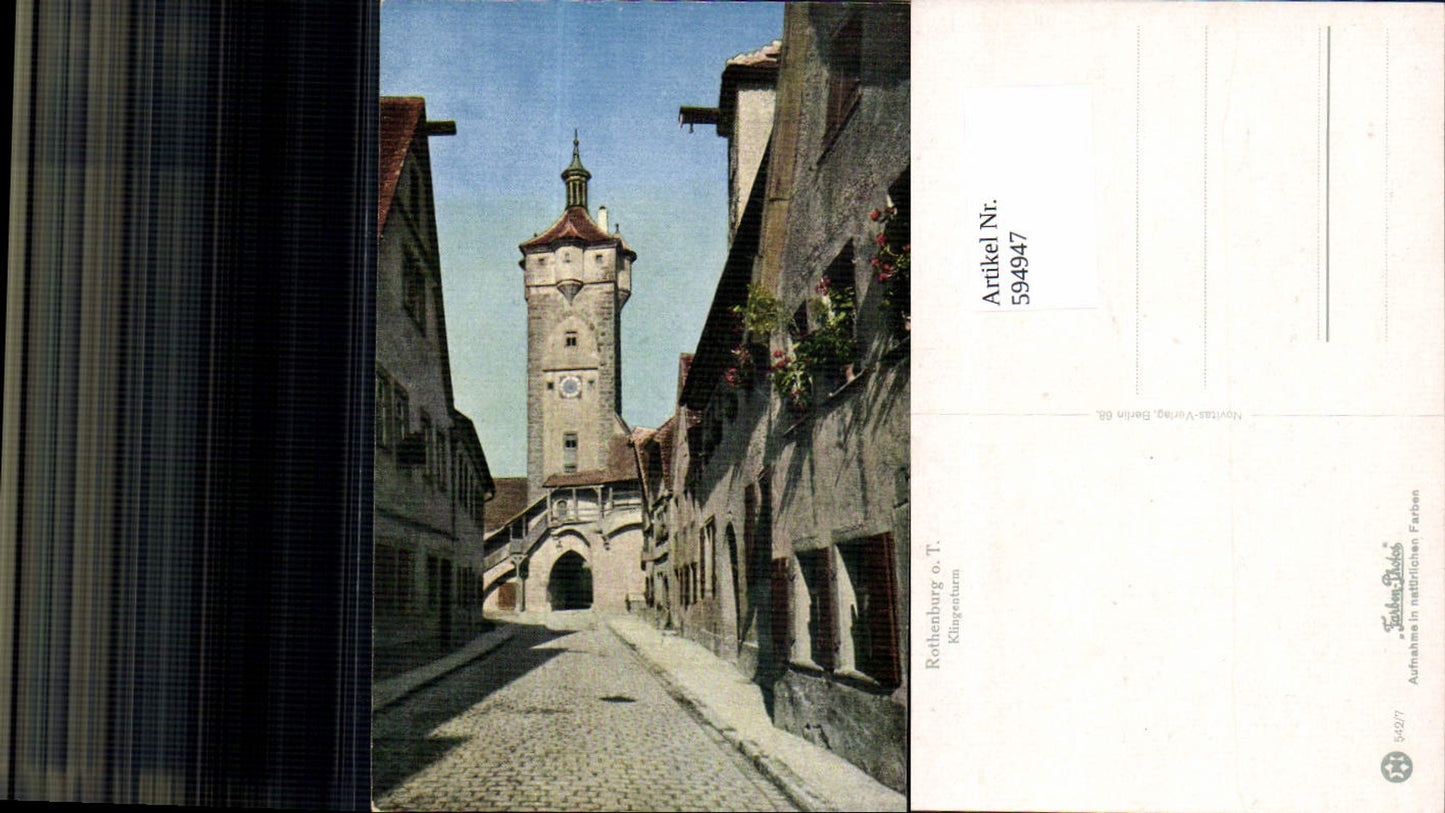 594947,Rothenburg ob der Tauber Klingturm