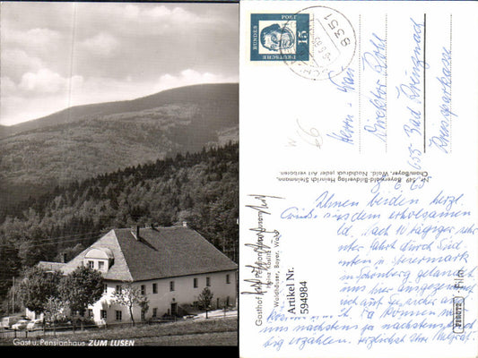 594984,Waldhäuser Neuschönau Gasthof Pension zum Lusen Bayerischer Wald Freyung Grafenau