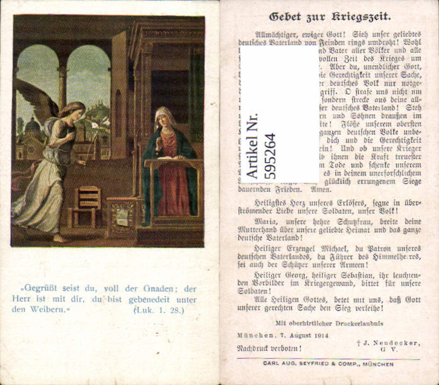 Alte Ansichtskarte – Old Postcard