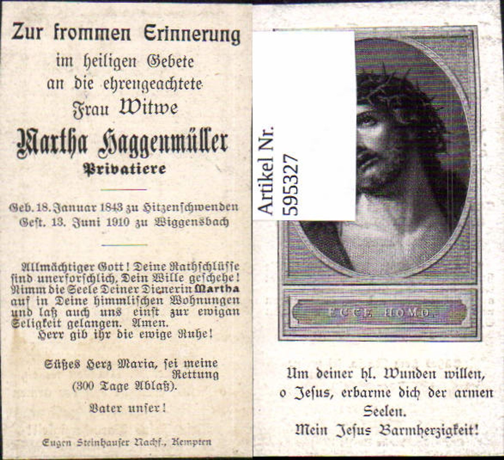 Alte Ansichtskarte – Old Postcard