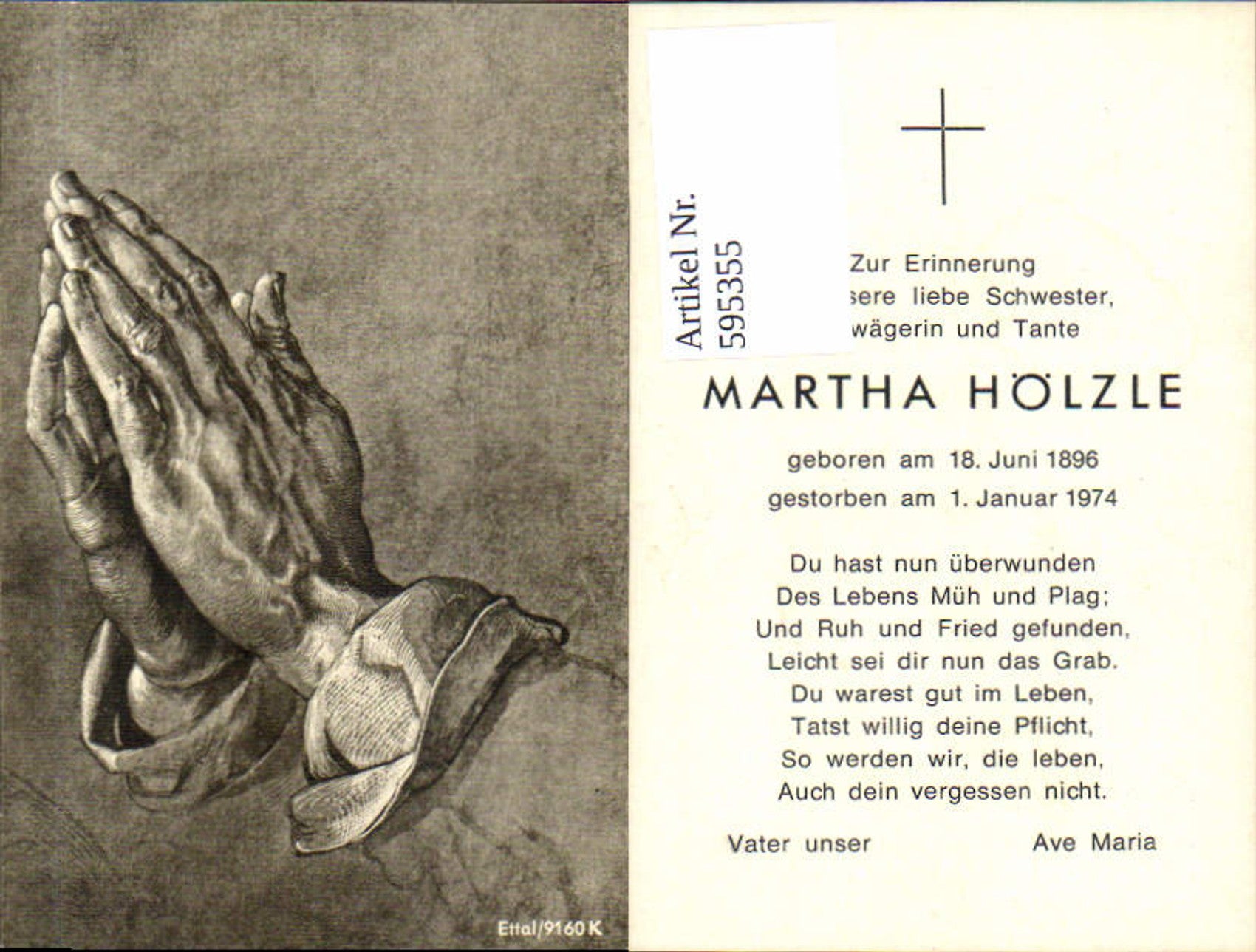 Alte Ansichtskarte – Old Postcard