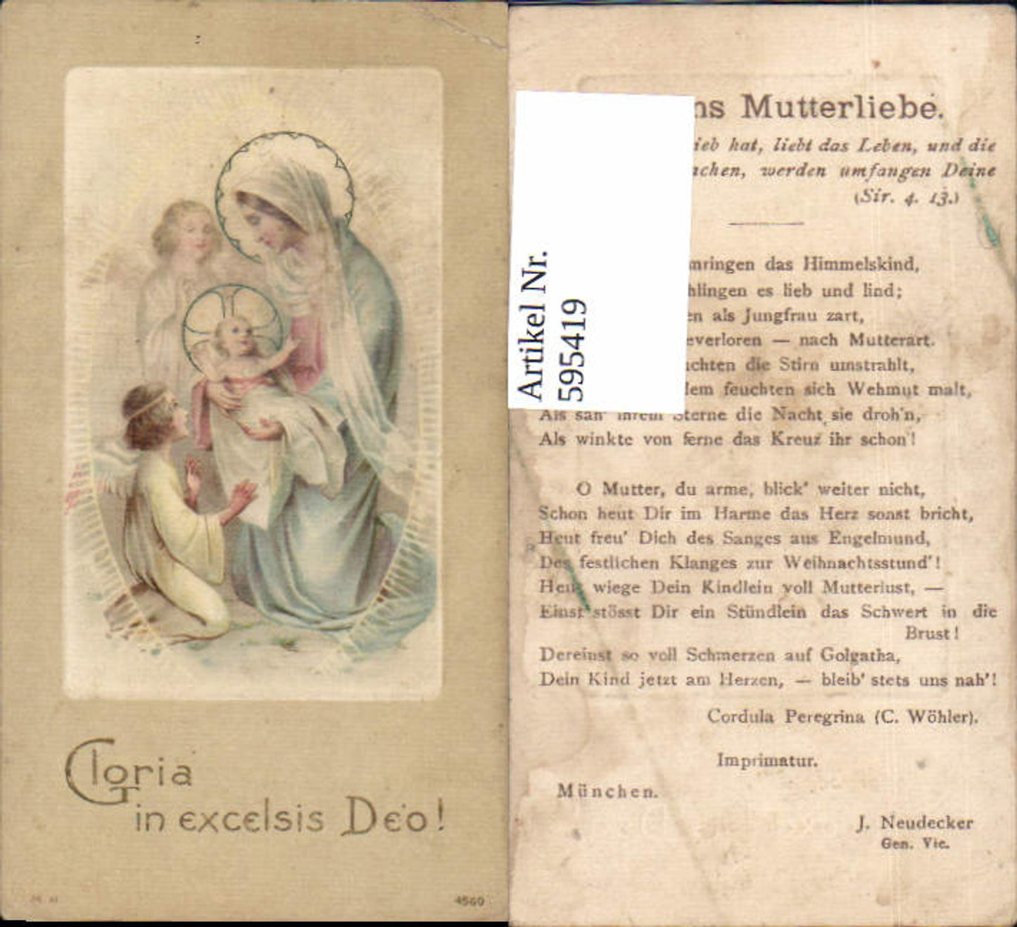 Alte Ansichtskarte – Old Postcard