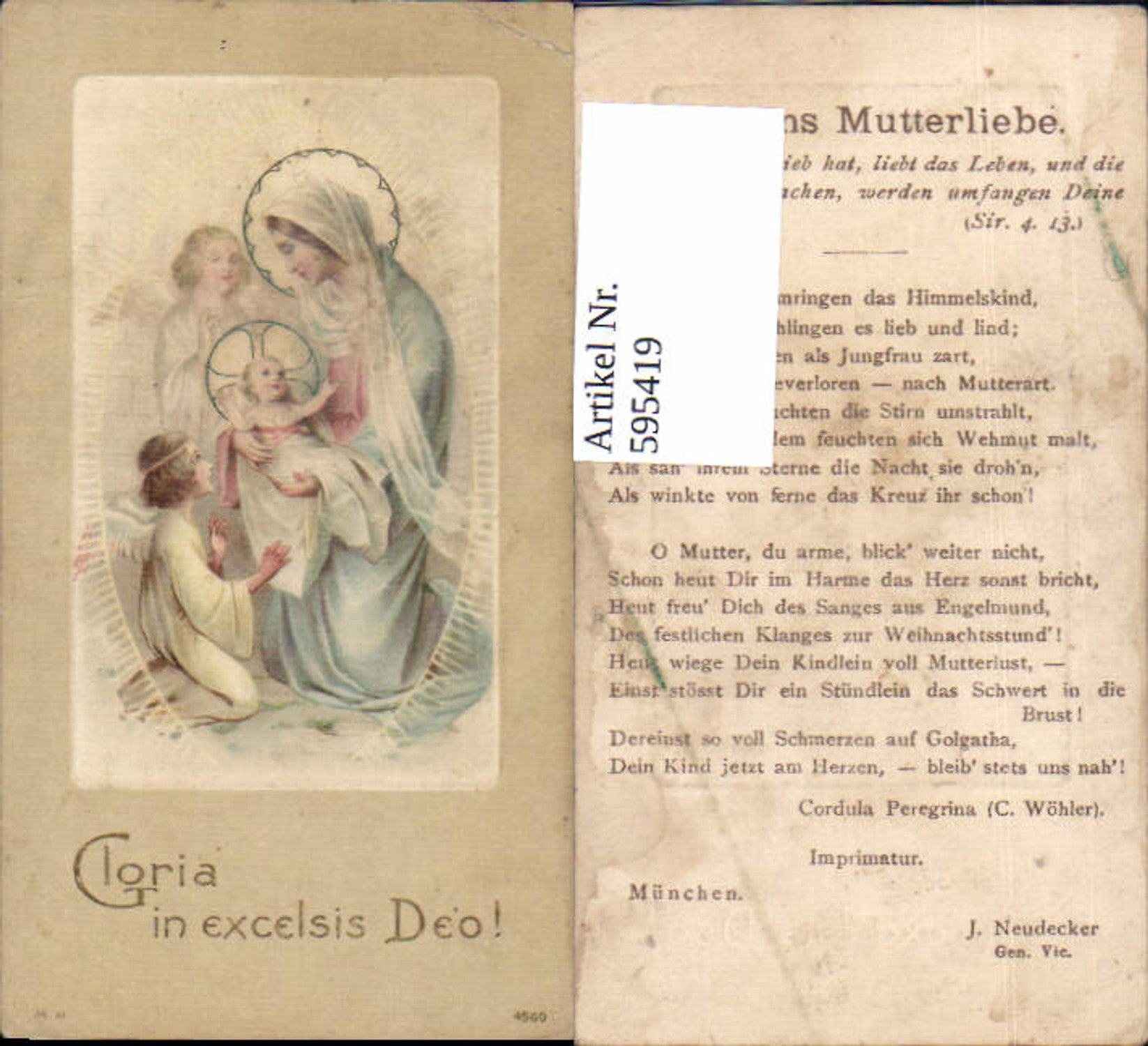 Alte Ansichtskarte – Old Postcard