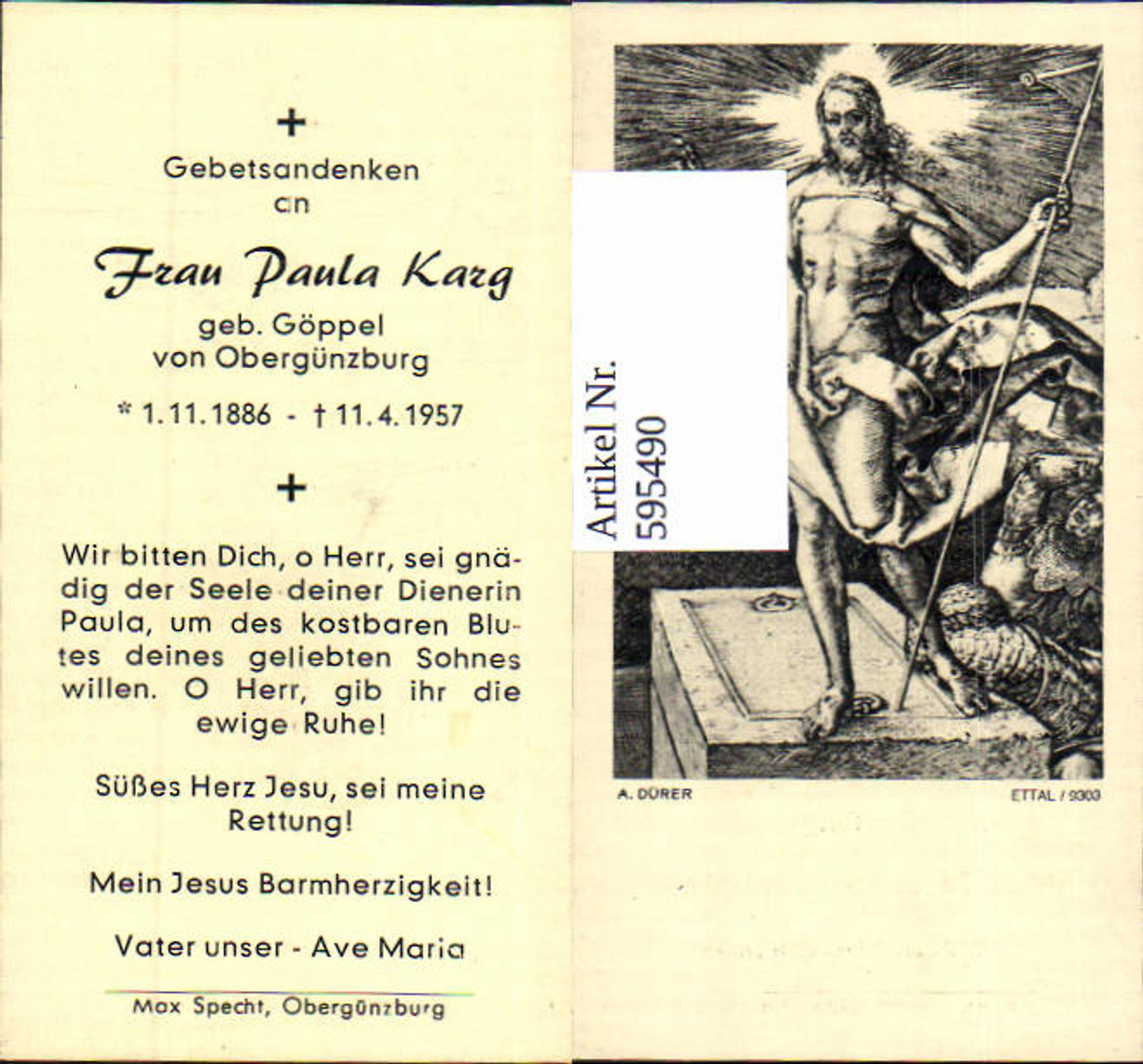 Alte Ansichtskarte – Old Postcard