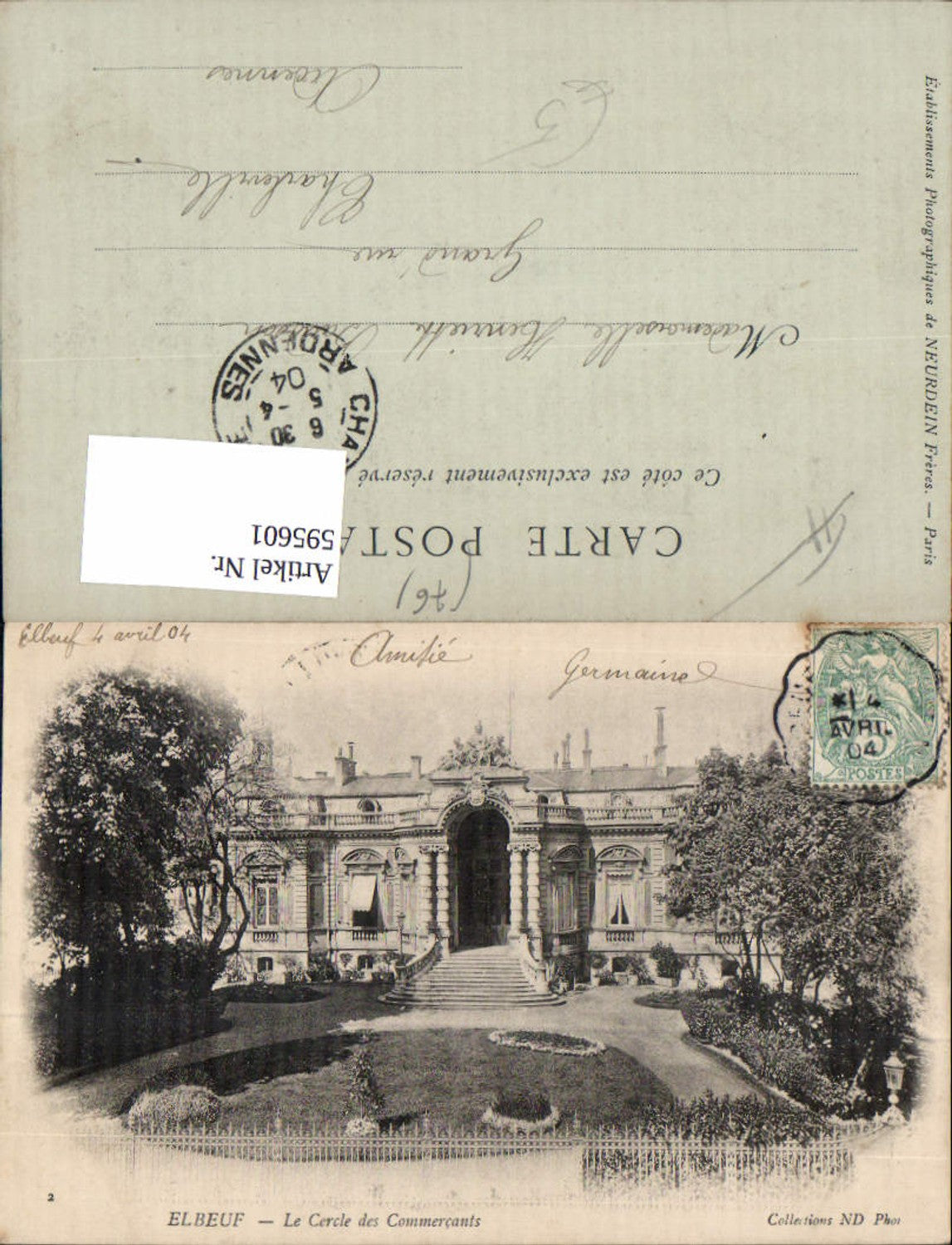 Alte Ansichtskarte – Old Postcard