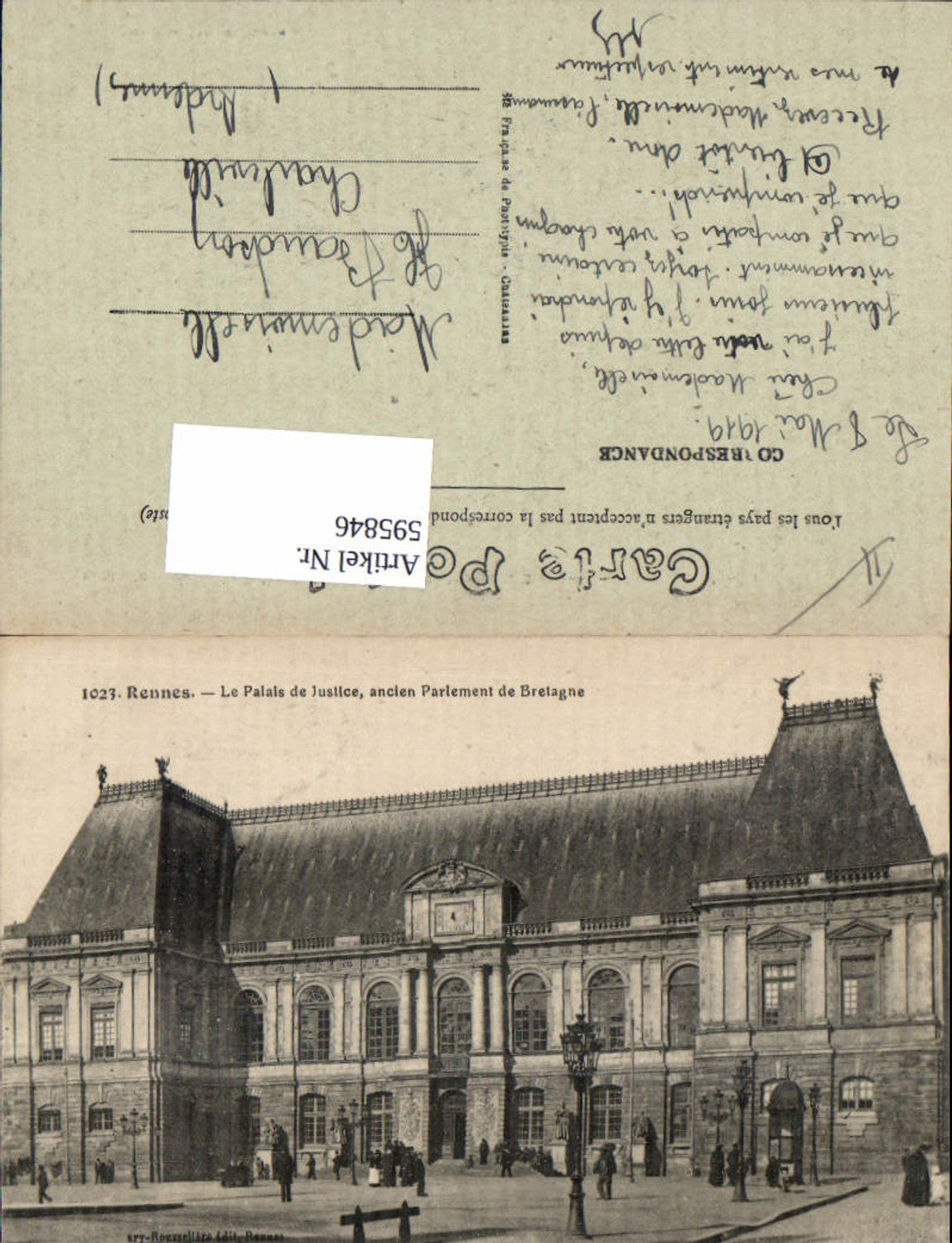Alte Ansichtskarte – Old Postcard