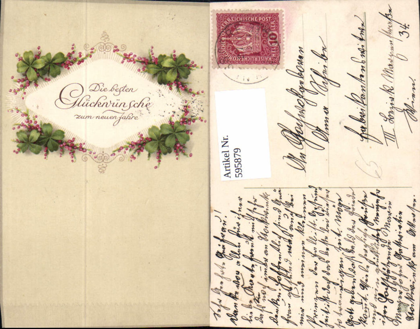 595879,Neujahr Klee Kleeblätter