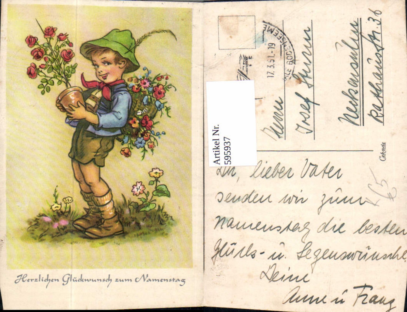 Alte Ansichtskarte – Old Postcard