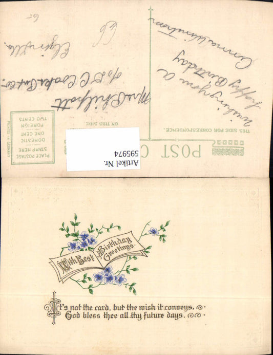 Alte Ansichtskarte – Old Postcard