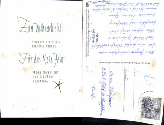 596004,Weihnachten Spruch Text Unterstützung für Kinderdorf Vorarlberg Au-Rehmen Bregenzerwald u. Lustenau