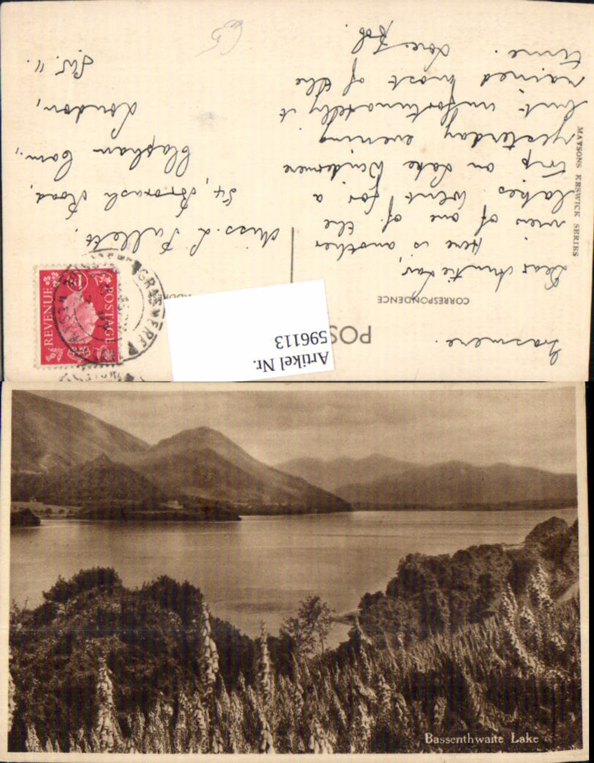 Alte Ansichtskarte – Old Postcard