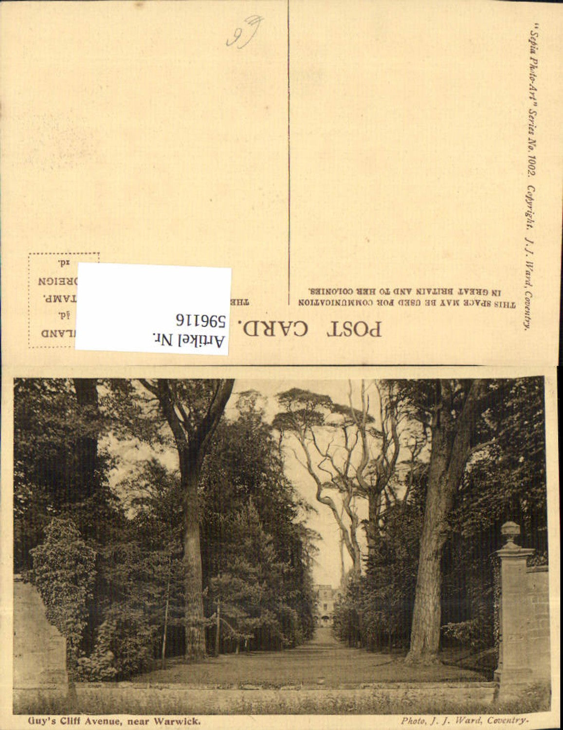 Alte Ansichtskarte – Old Postcard