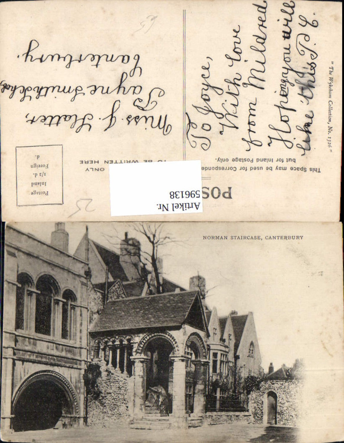 Alte Ansichtskarte – Old Postcard