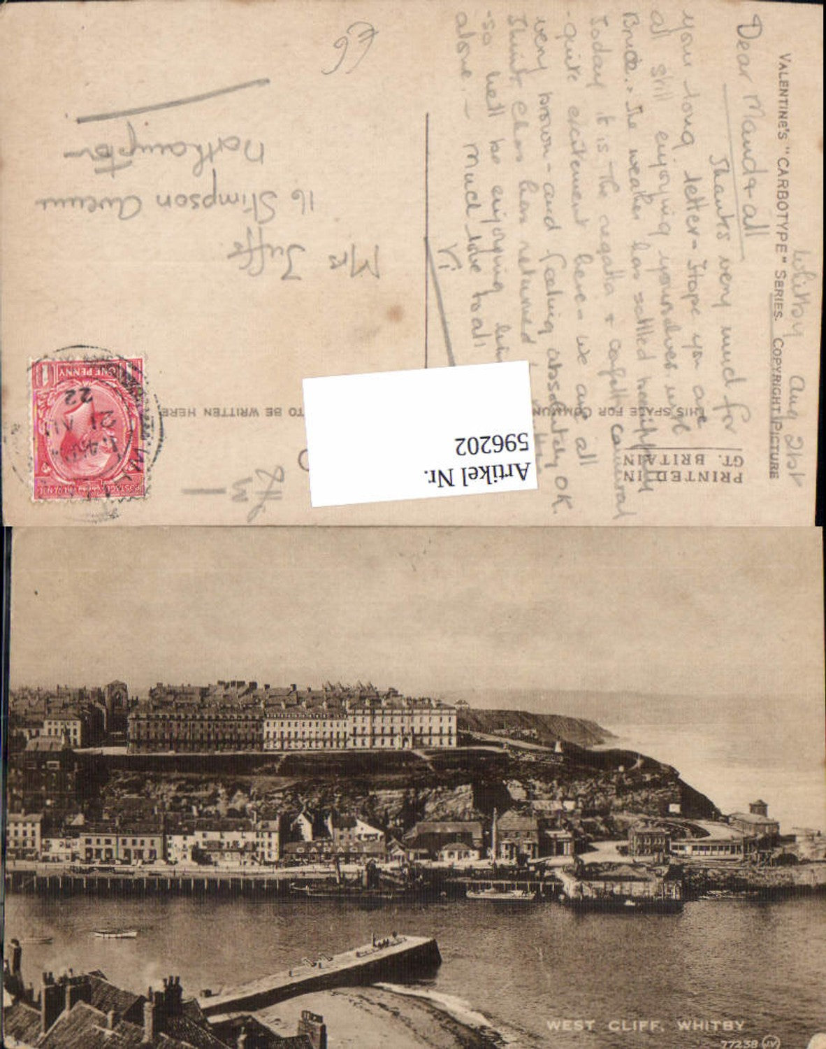 Alte Ansichtskarte – Old Postcard