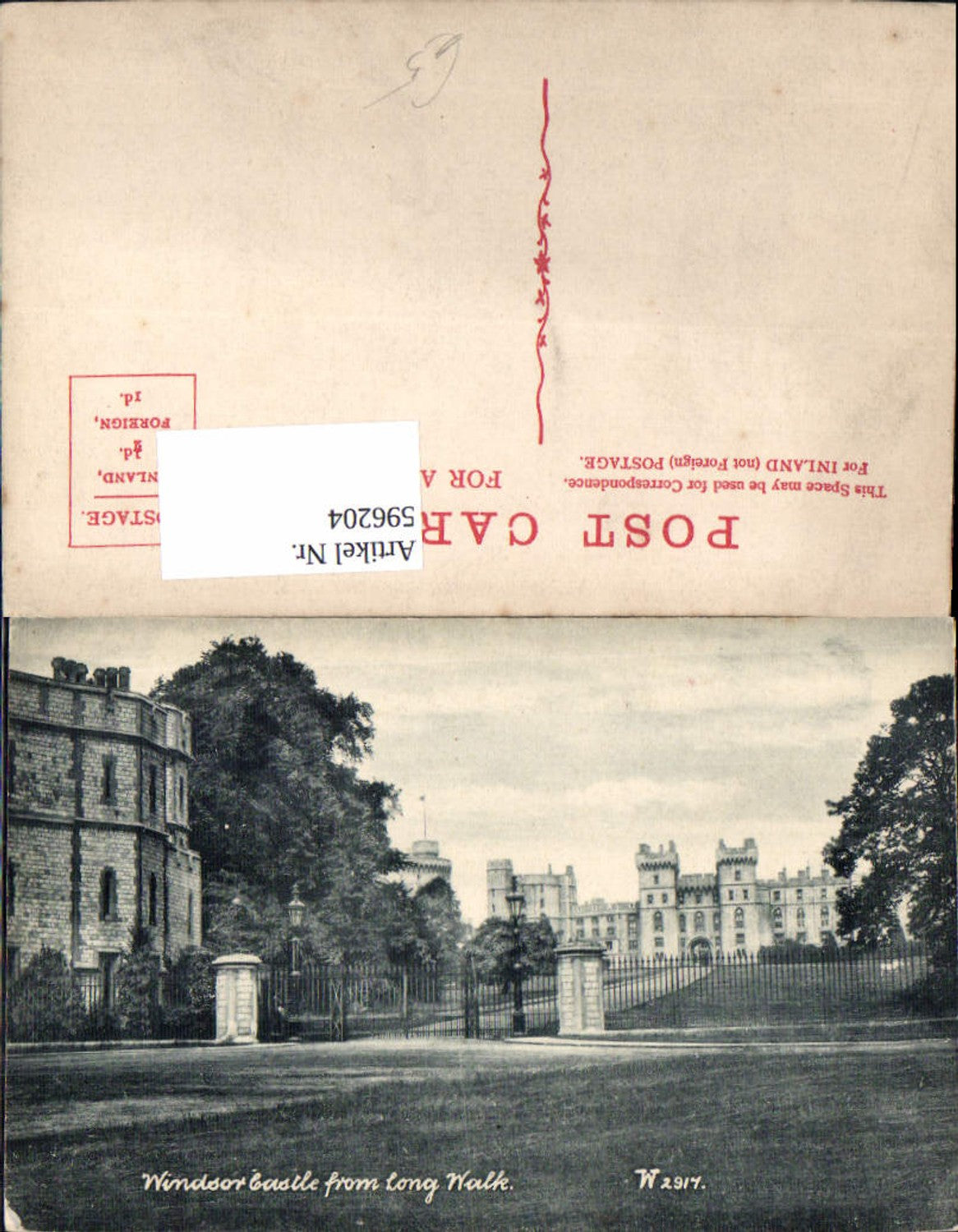 Alte Ansichtskarte – Old Postcard