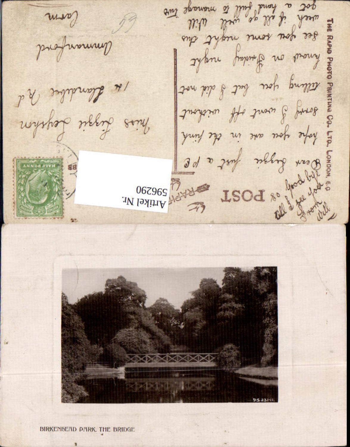 Alte Ansichtskarte – Old Postcard