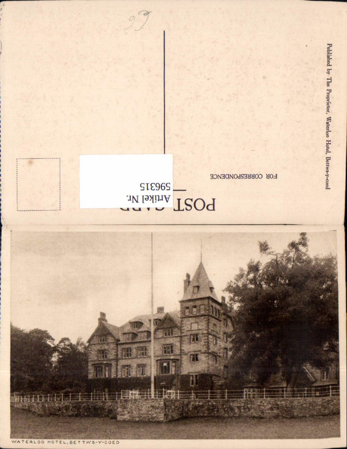 Alte Ansichtskarte – Old Postcard