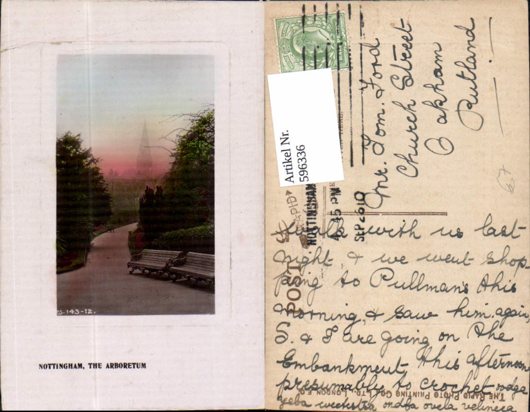 Alte Ansichtskarte – Old Postcard
