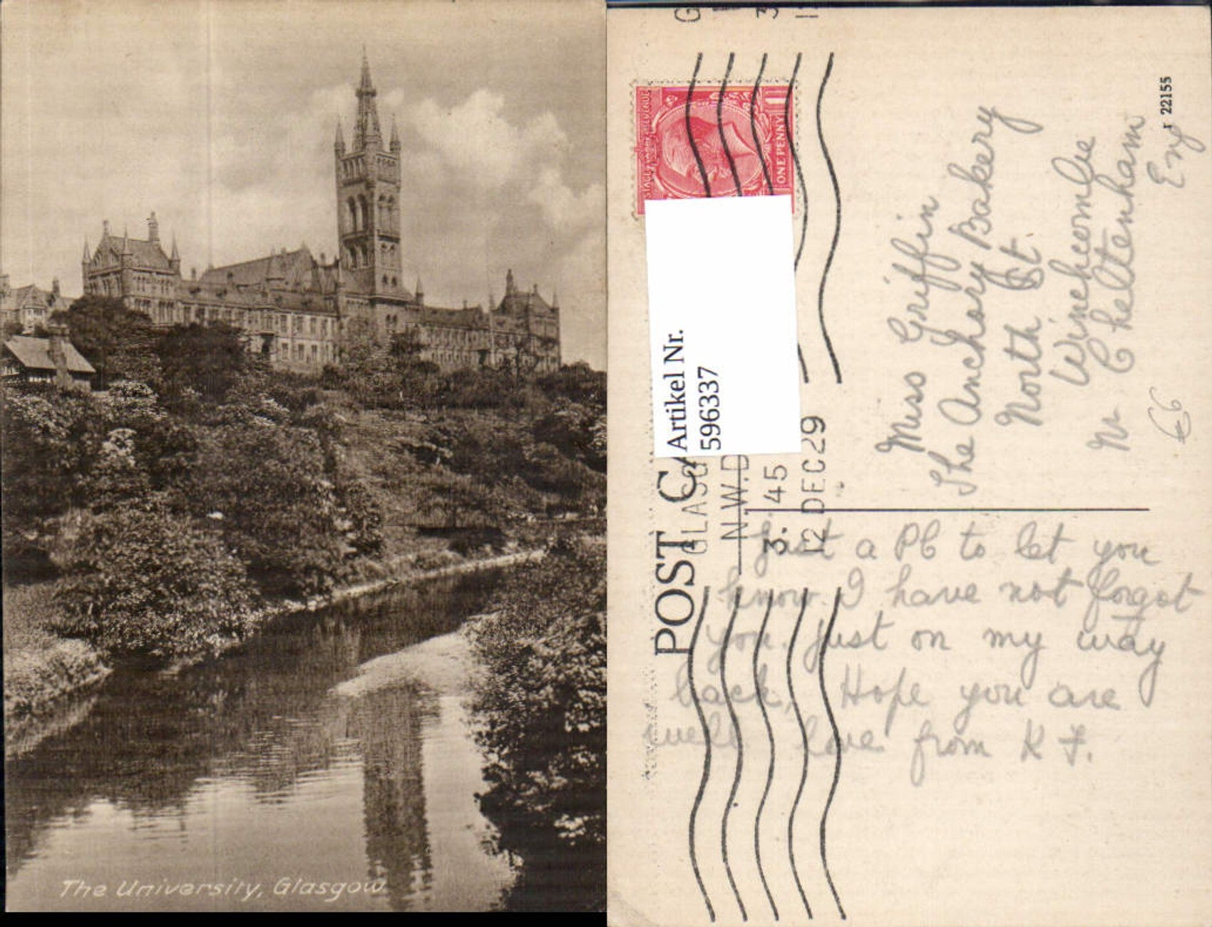 Alte Ansichtskarte – Old Postcard
