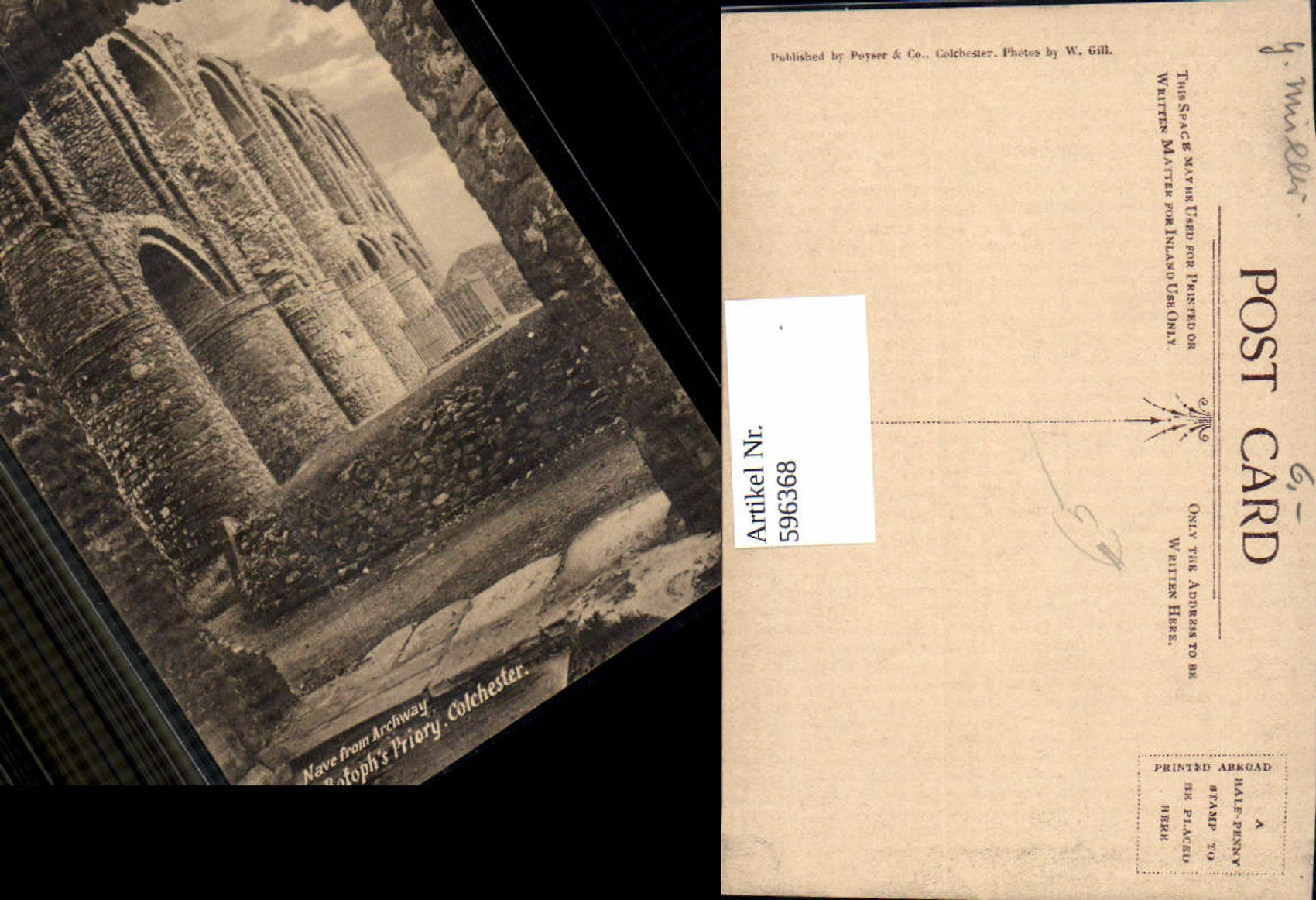 Alte Ansichtskarte – Old Postcard