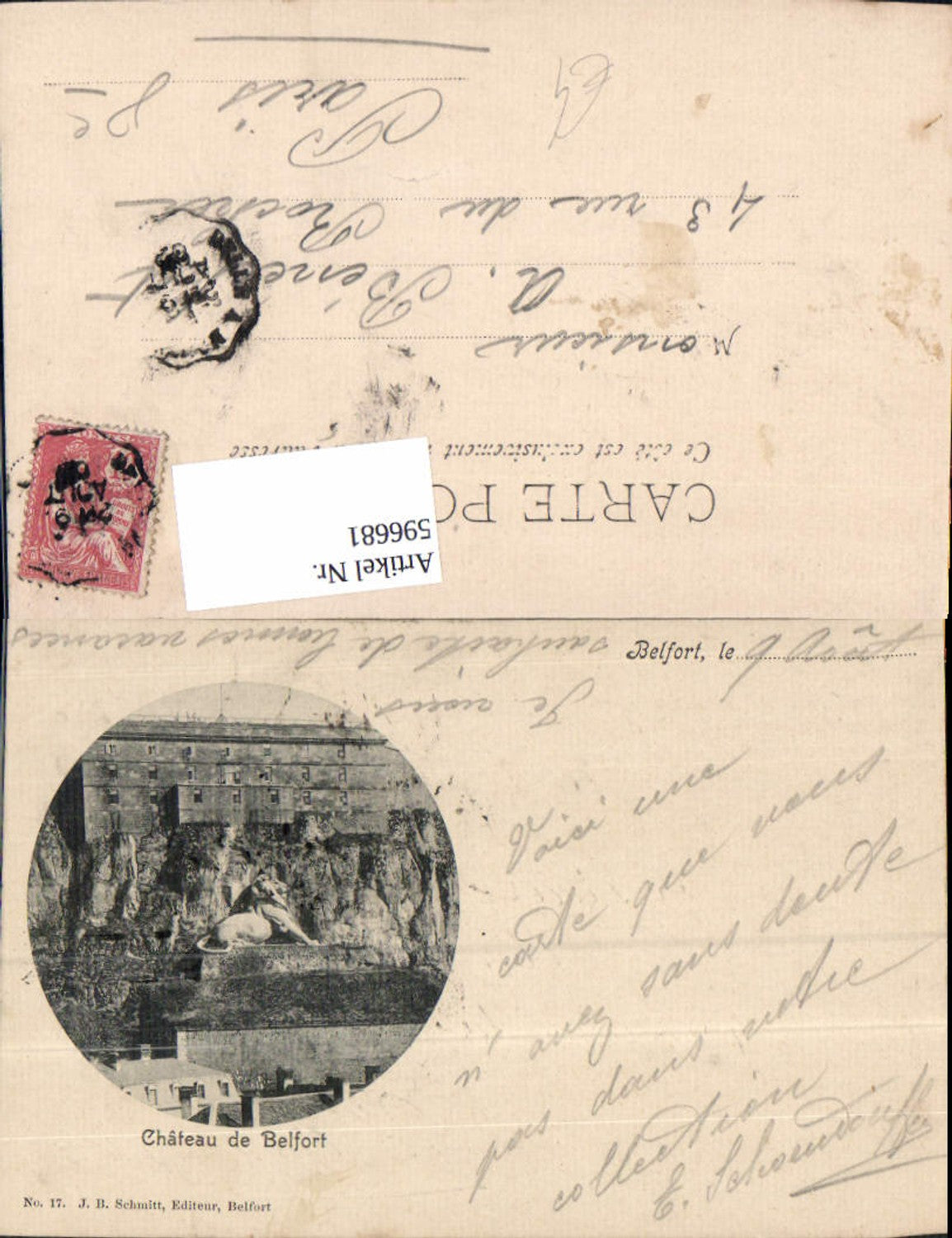 Alte Ansichtskarte – Old Postcard