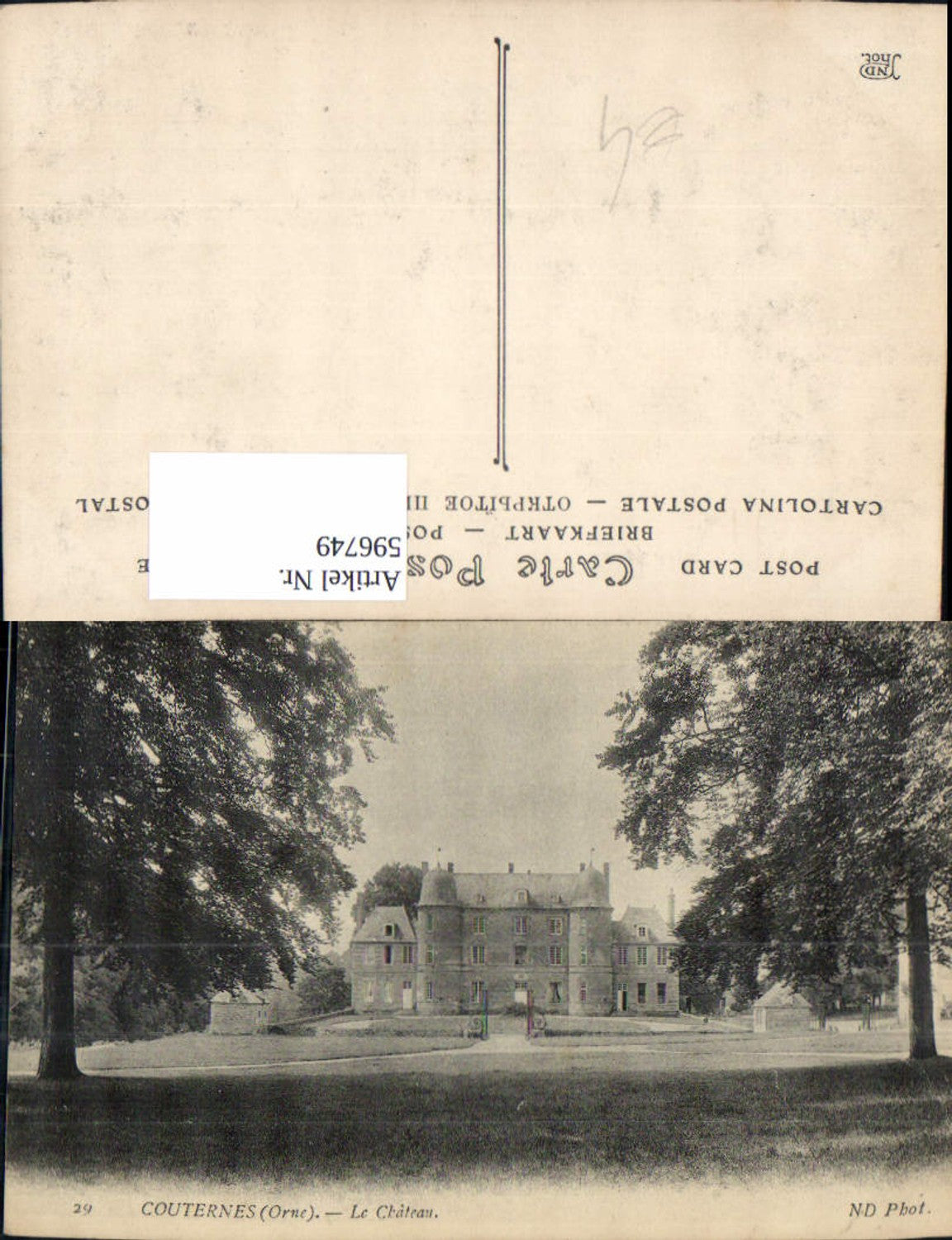 Alte Ansichtskarte – Old Postcard