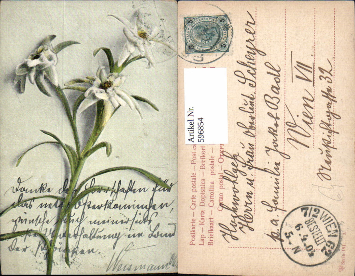 Alte Ansichtskarte – Old Postcard