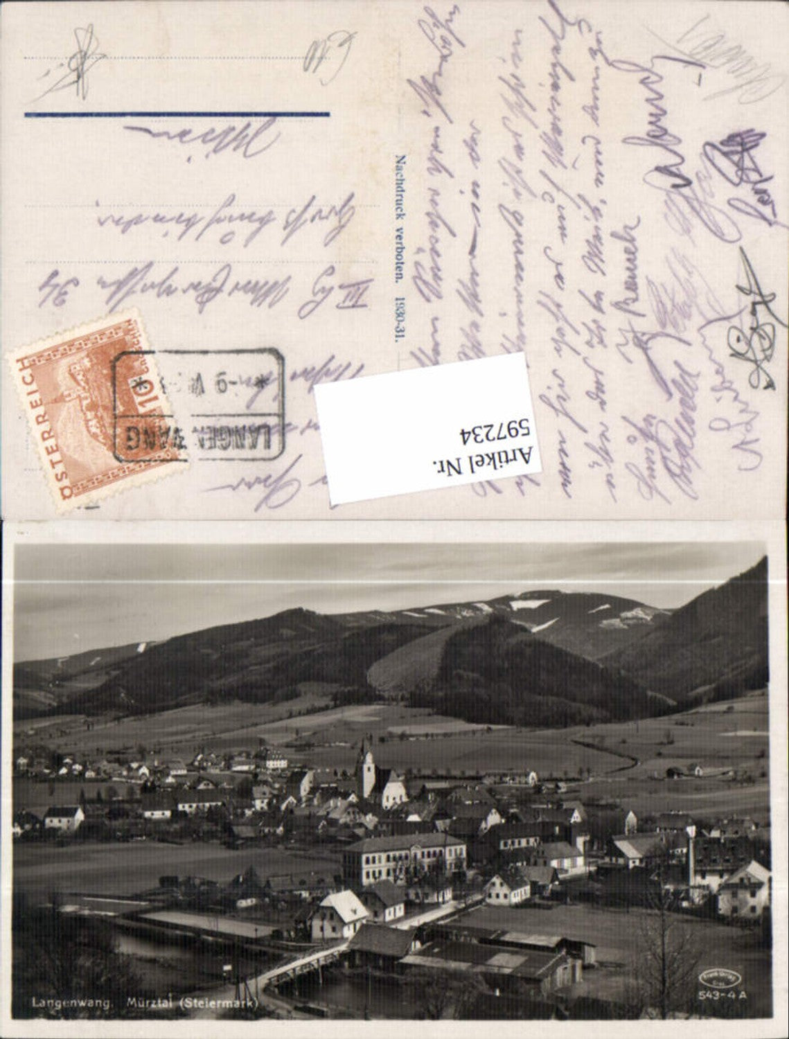 Alte Ansichtskarte – Old Postcard