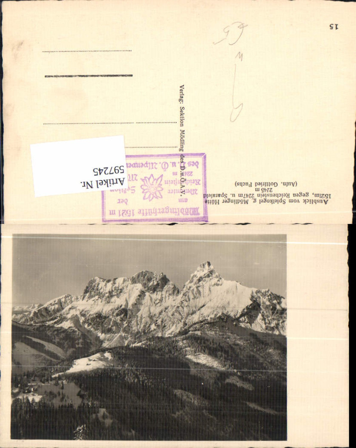 Alte Ansichtskarte – Old Postcard