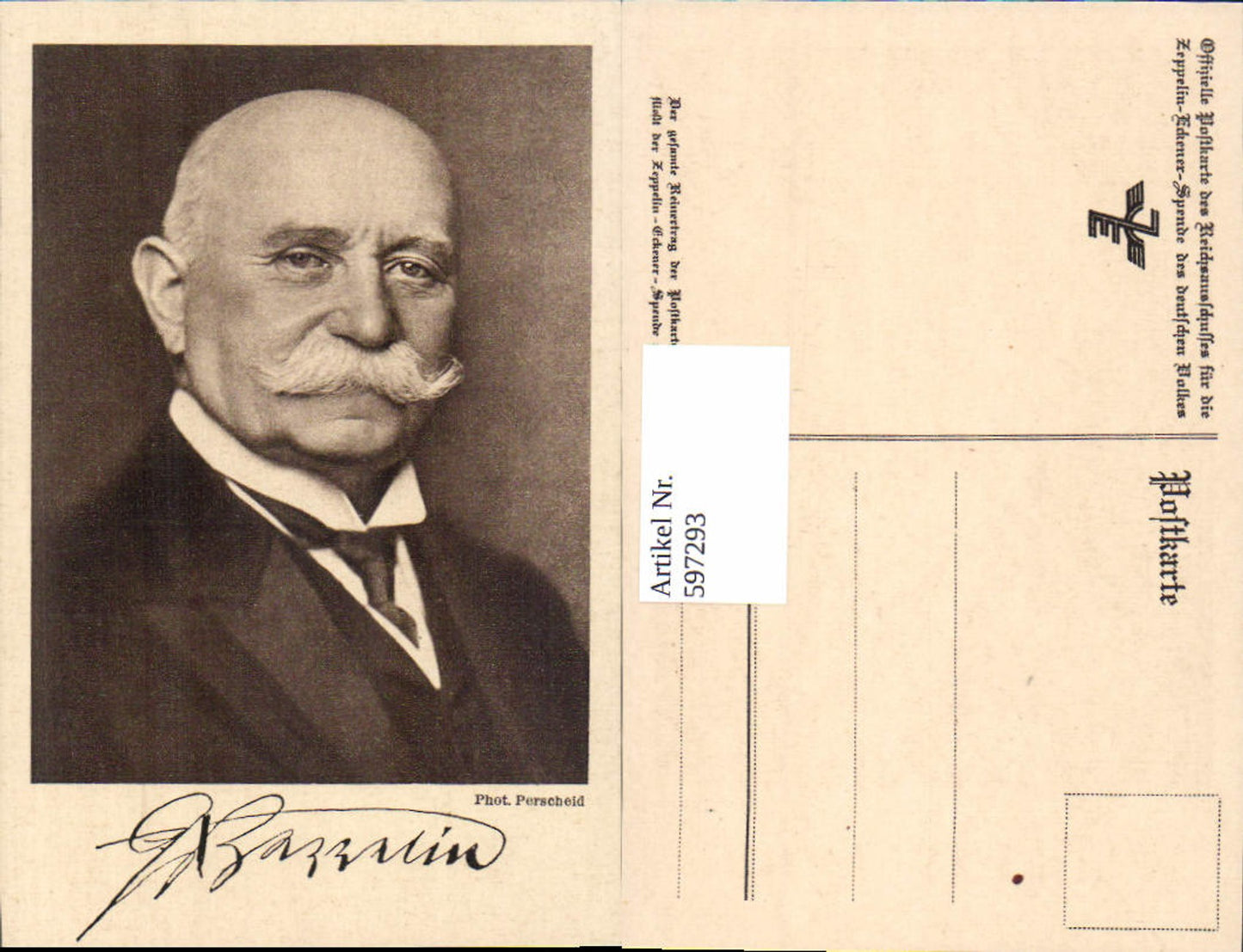 597293,Ferdinand von Zeppelin Kunst Wissenschaft