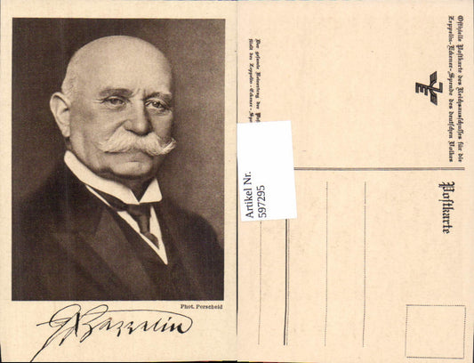 597295,Ferdinand von Zeppelin Kunst Wissenschaft
