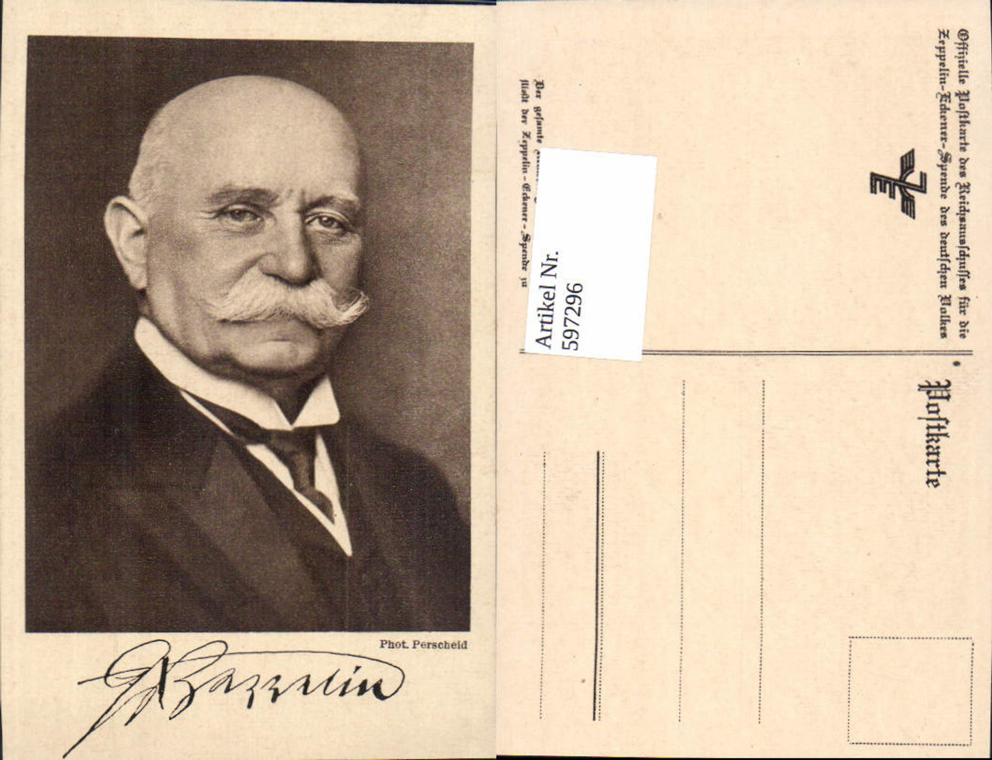 597296,Ferdinand von Zeppelin Kunst Wissenschaft