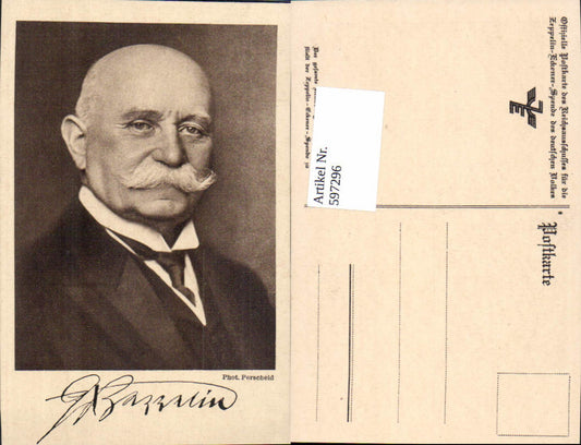 597296,Ferdinand von Zeppelin Kunst Wissenschaft