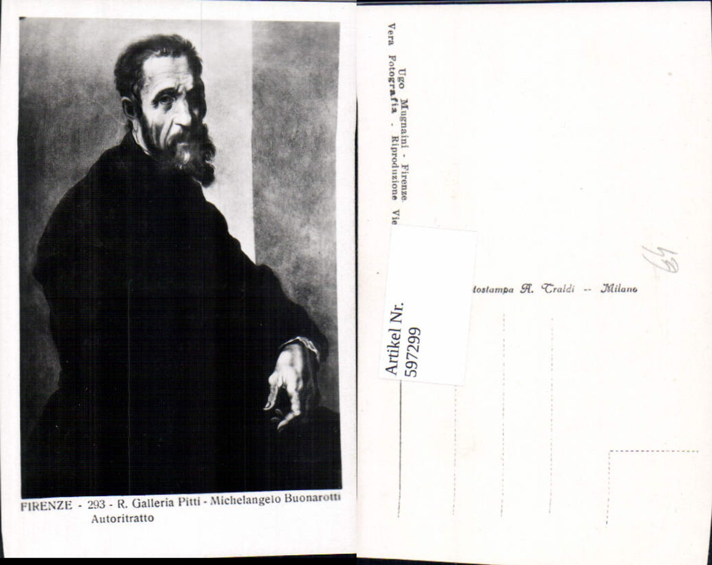 597299,Michelangelo Buonarotti Autoritratto Kunst Wissenschaft