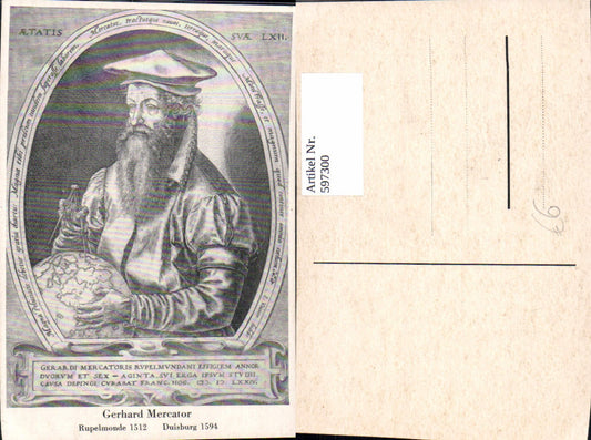 597300,Gerhard Mercator Kunst Wissenschaft