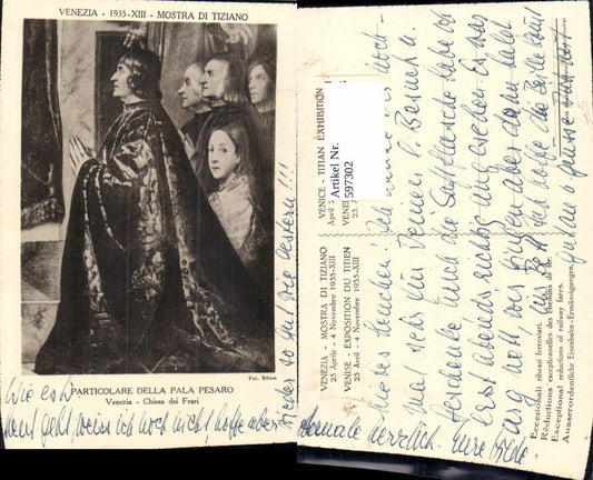 597302,Künstler Ak Tizian Particolare della Pala Pesaro Kunst Wissenschaft