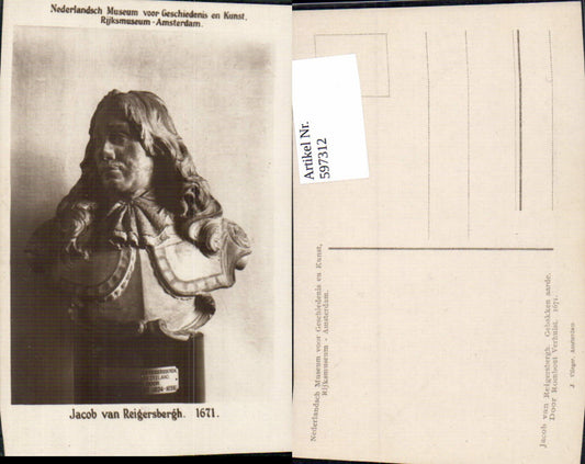 597312,Jacob van Reigersbergh Büste Amsterdam Kunst Wissenschaft