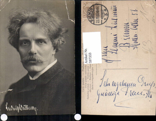 597333,Portrait Ludwig Weillueey Lehrer Kunst Wissenschaft