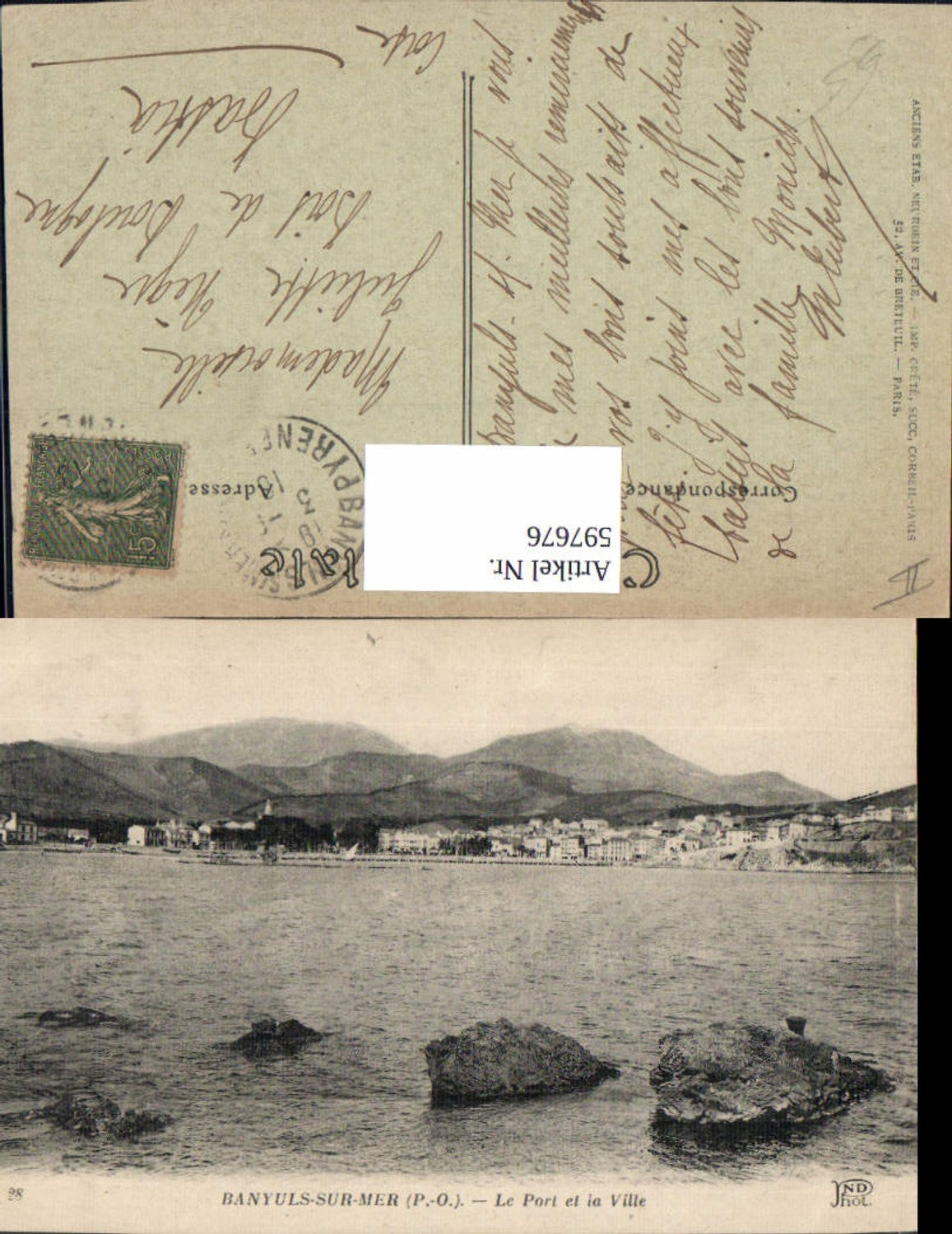Alte Ansichtskarte – Old Postcard